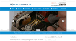 Desktop Screenshot of pd-hitechcontrols.com
