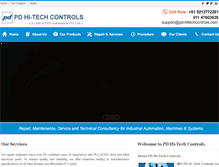 Tablet Screenshot of pd-hitechcontrols.com